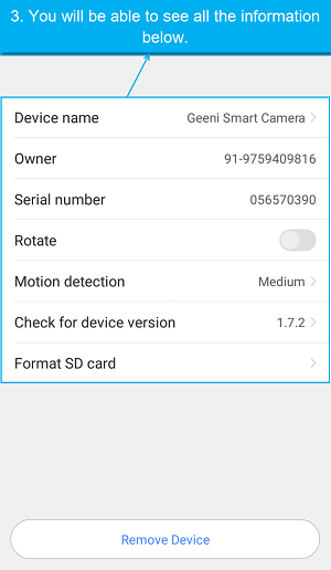 Geeni clearance camera troubleshooting